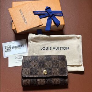 Louis Vuitton 6 Key Holder Damier Ebene